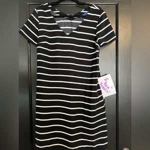 Apt. 9 Striped Dress/ Worn Once/POCKETS